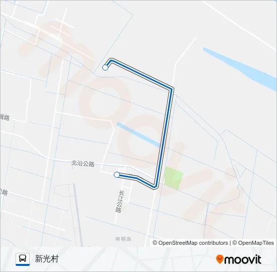 公交长新路的线路图