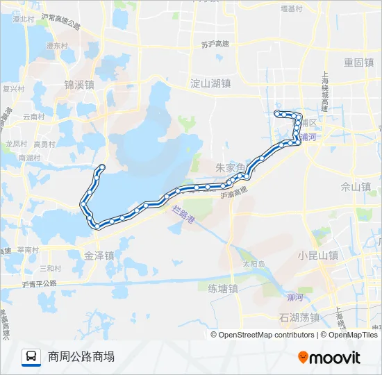 青商线 Bus Line Map