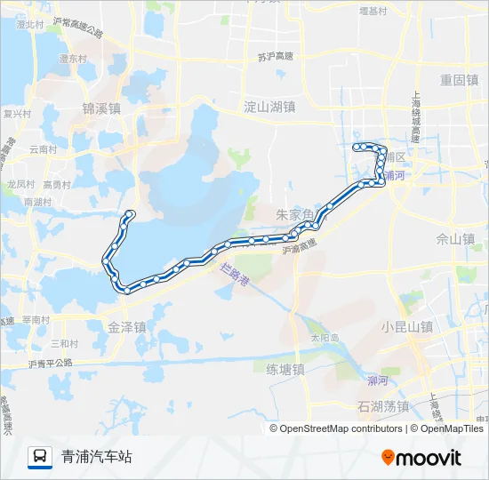 青商线 Bus Line Map