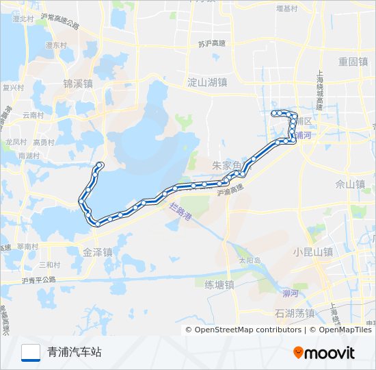 青商线 bus Line Map