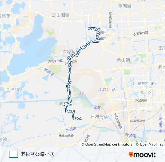 青小线 bus Line Map
