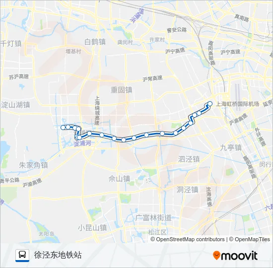 青徐线 Bus Line Map