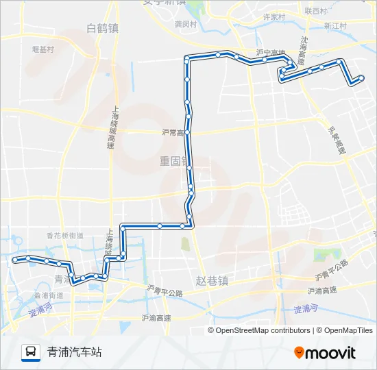 青纪线 Bus Line Map