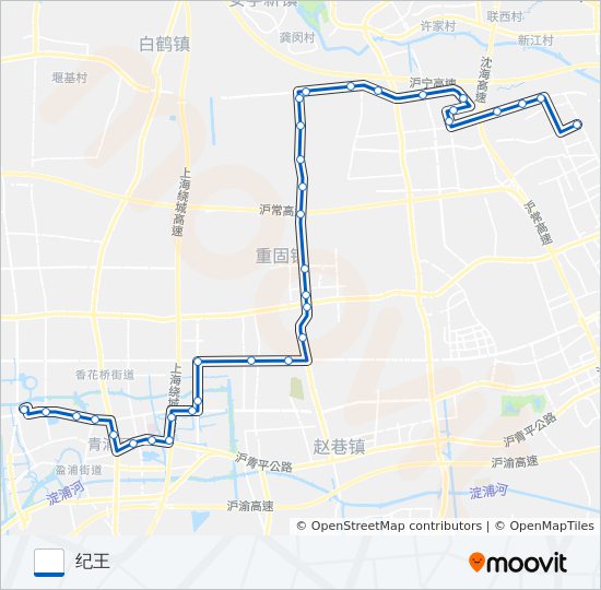 青纪线 bus Line Map