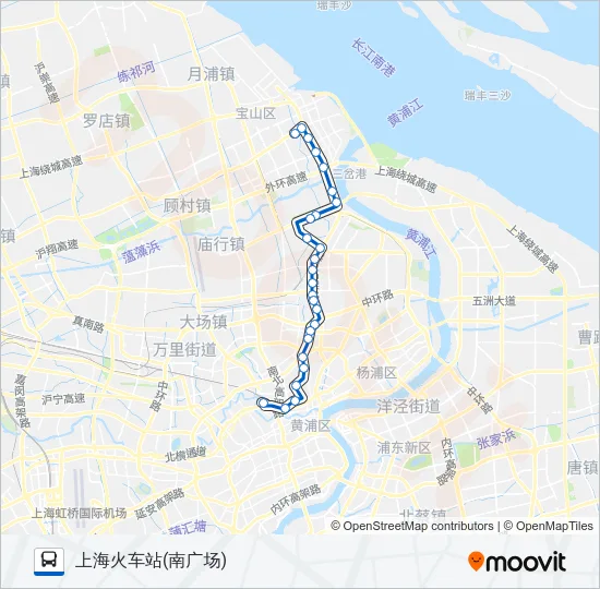 302路 Bus Line Map
