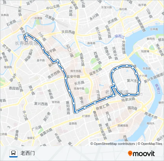 304路 Bus Line Map