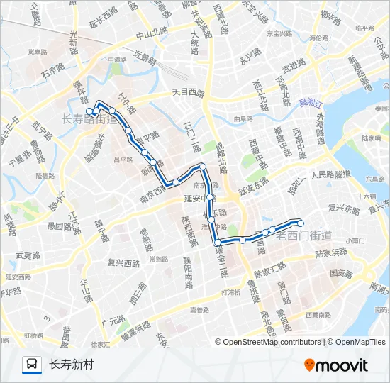 304路 Bus Line Map