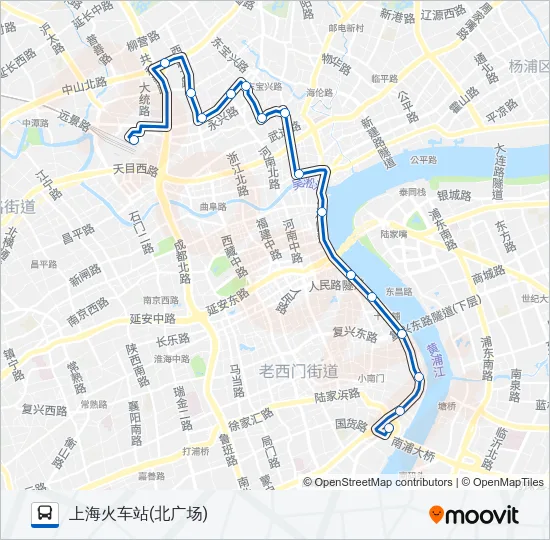 305路 Bus Line Map