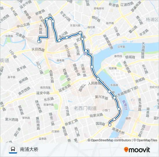 305路 Bus Line Map