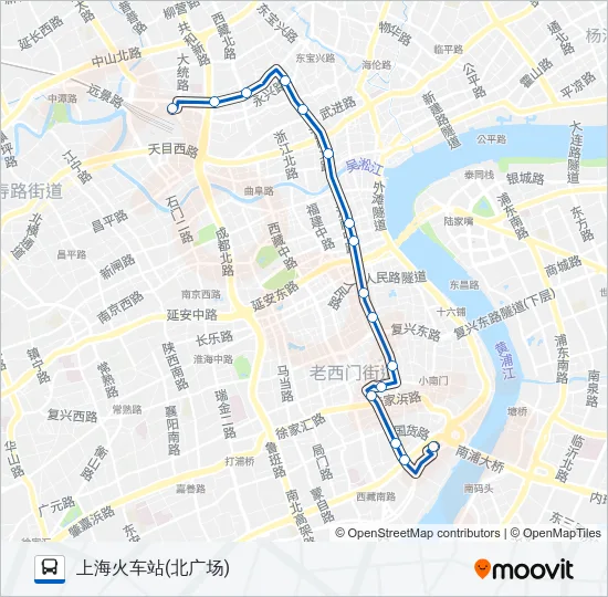 306路 Bus Line Map