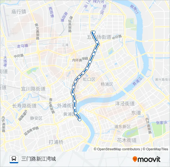 307路 Bus Line Map