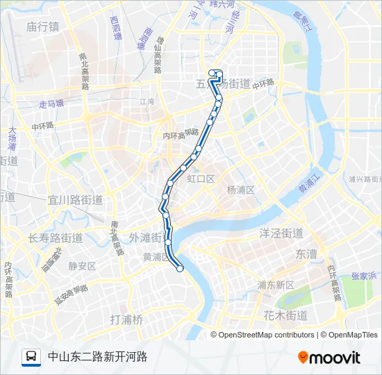 307路 Bus Line Map