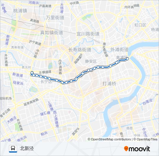 公交311路的线路图