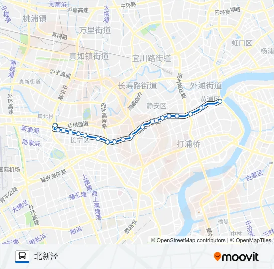 311路 Bus Line Map