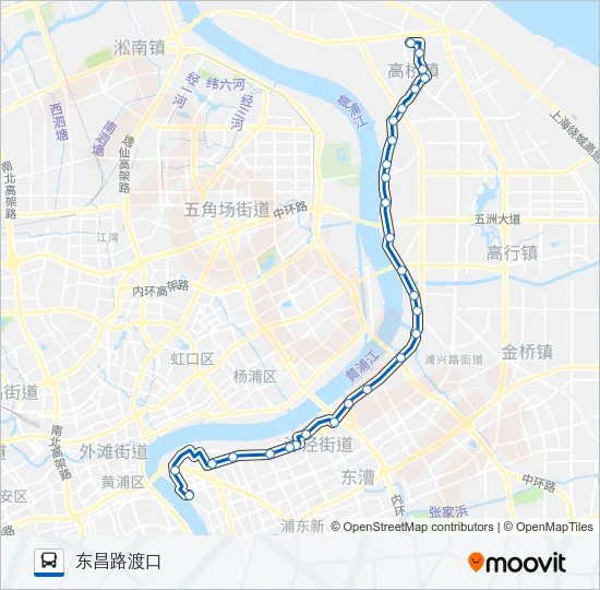 313路 Bus Line Map