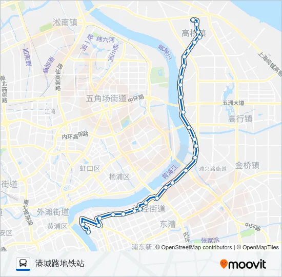 313路 Bus Line Map