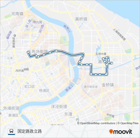 406路 Bus Line Map
