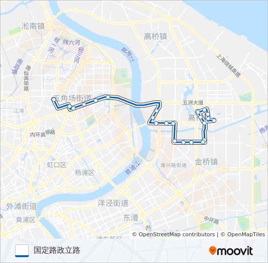406路 bus Line Map