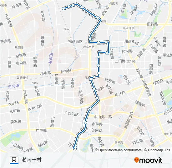 502路 Bus Line Map