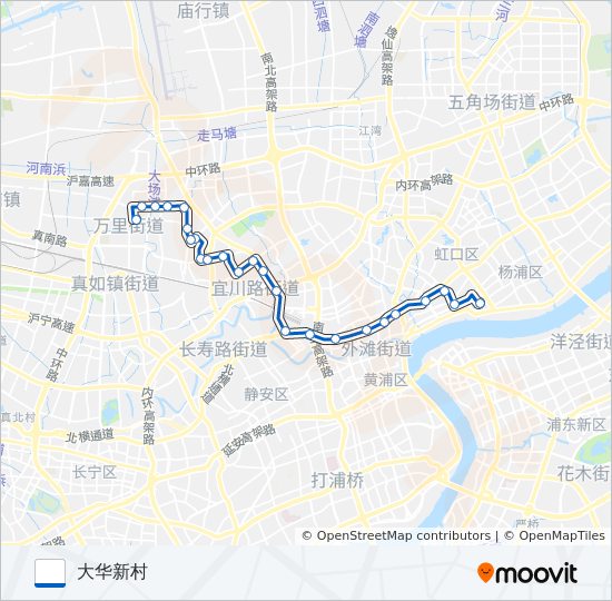 510路 bus Line Map