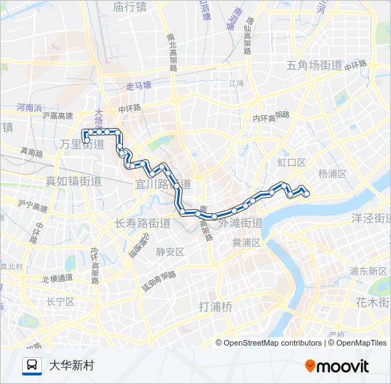510路 bus Line Map