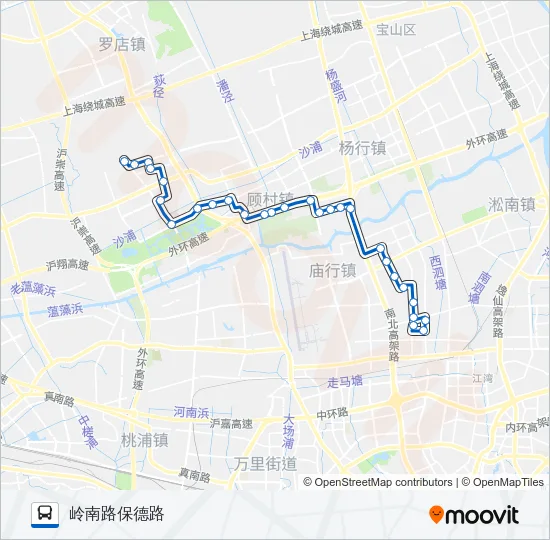 527路 Bus Line Map