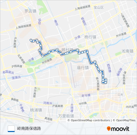 527路 bus Line Map
