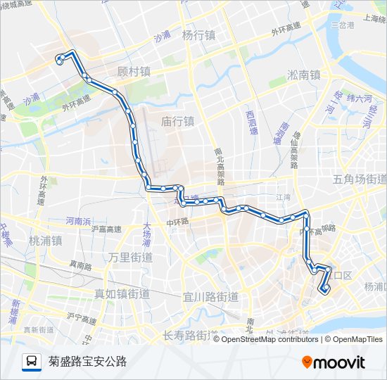 公交528路的线路图