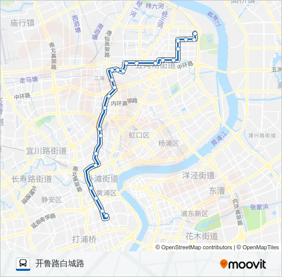537路 Bus Line Map