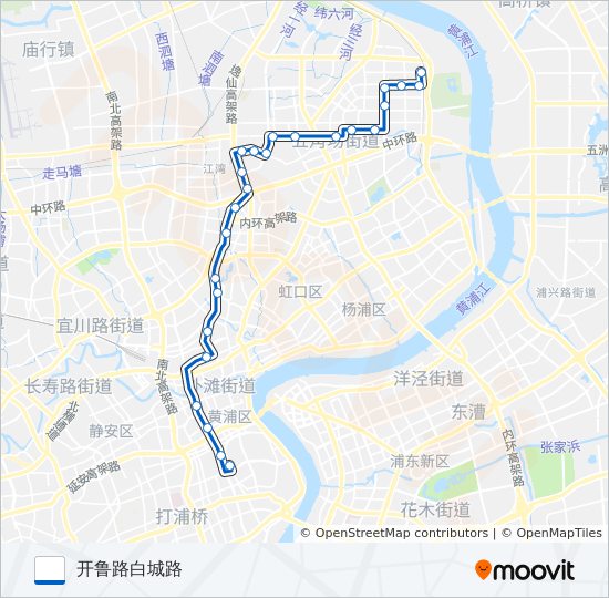 537路 bus Line Map