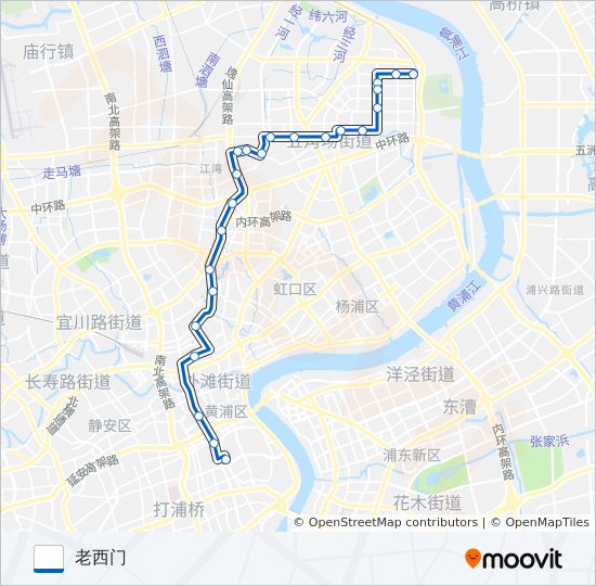 537路 bus Line Map