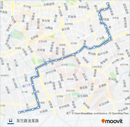 548路 Bus Line Map