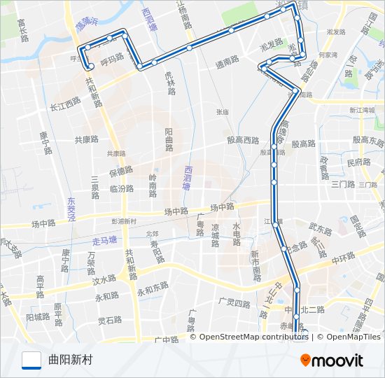 552路 bus Line Map