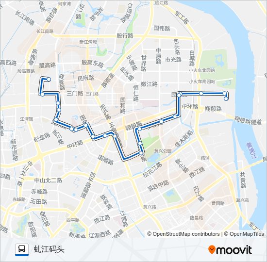 公交559路的线路图