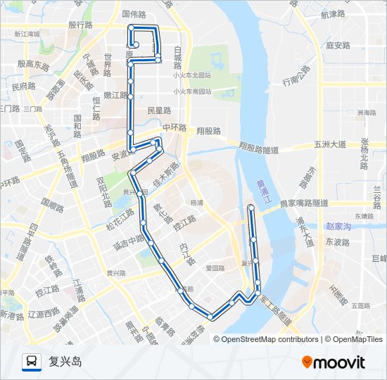 公交577路的线路图