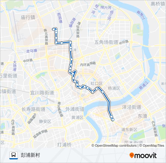 公交597路的线路图