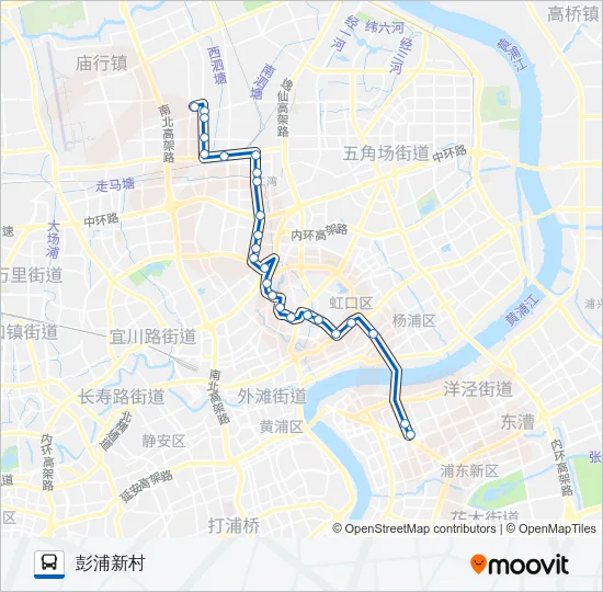 597路 Bus Line Map