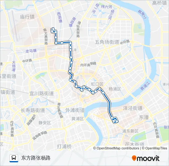 597路 Bus Line Map