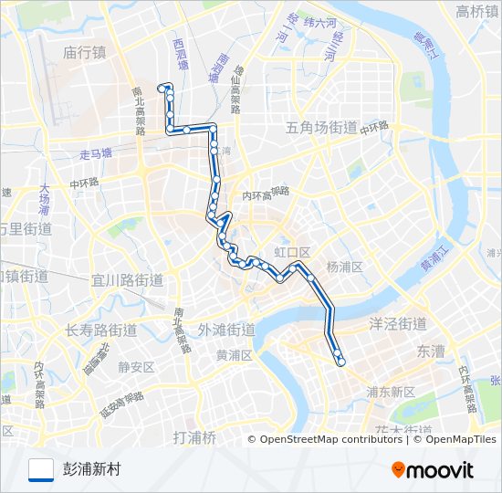 597路 bus Line Map