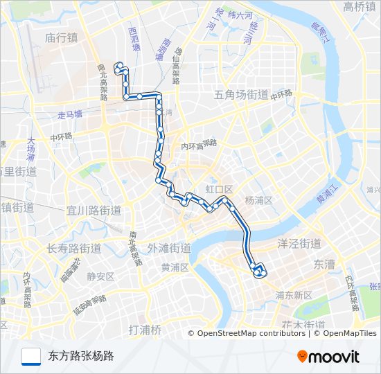 597路 bus Line Map