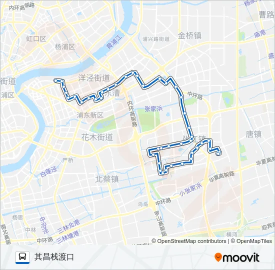 609路 Bus Line Map