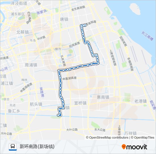 公交628路的线路图