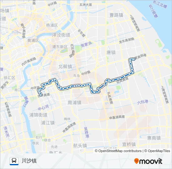 632路 Bus Line Map