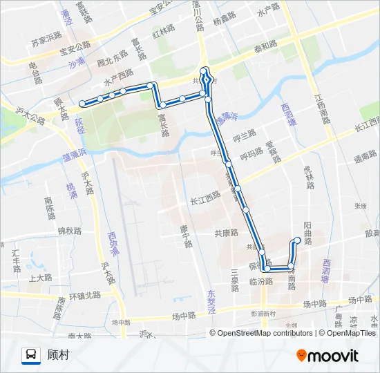 701路 Bus Line Map