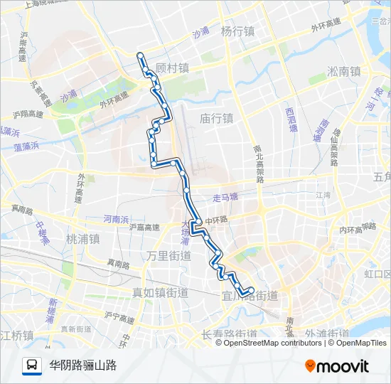 702路 Bus Line Map
