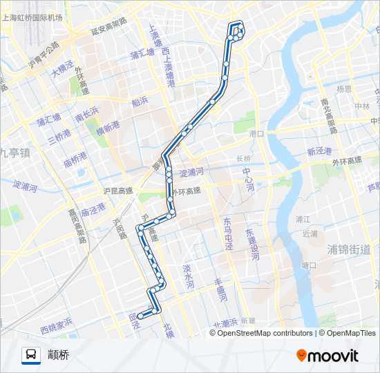 公交703路的线路图