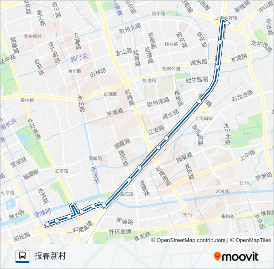 704路 Bus Line Map