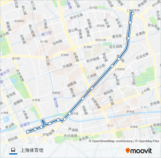 704路 Bus Line Map