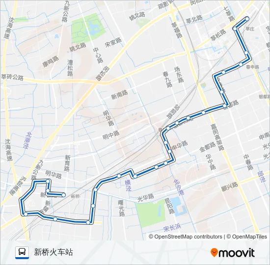 708路 Bus Line Map