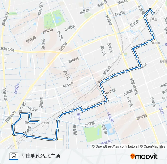 708路 Bus Line Map